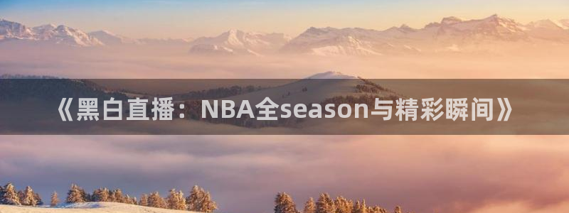 《黑白直播：NBA全season与精彩瞬间》